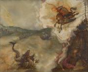 Hans von Aachen und auf der Reckseite die Entfesselung der Winde durch Aeolus France oil painting artist